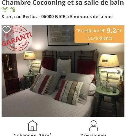 Bed & Breakfast Et Salle De Bain Cocooning Labellisee 3*